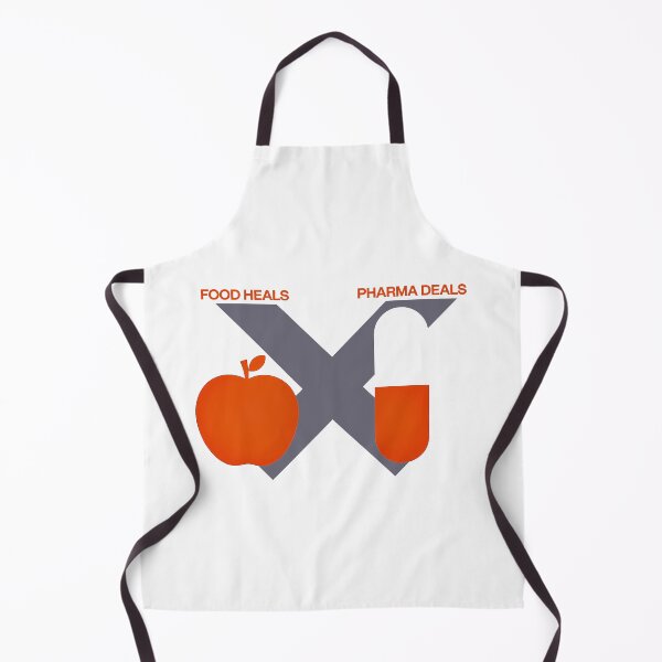 Item preview, Food Not Pharma Food Heals Pharma Deals designed and sold by Amanda's Factory.