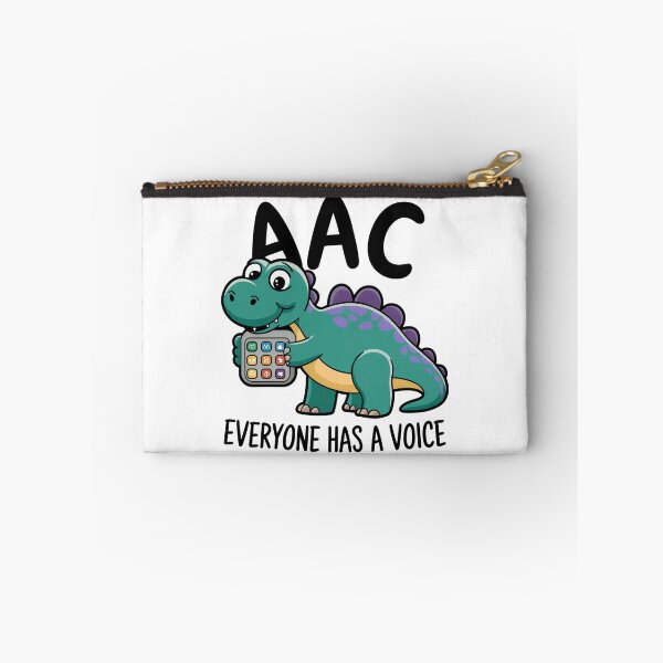 Item preview, AAC Everyone has a voice Cute Dinosaur designed and sold by MadCatPrints.