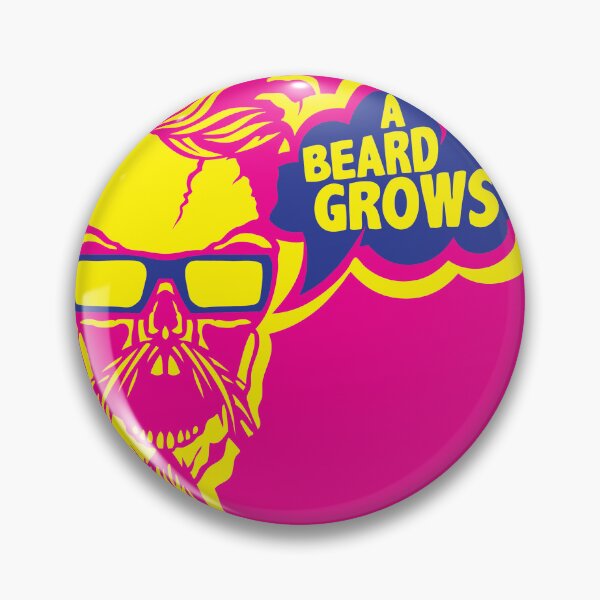 Item preview, skull hipster quote beard grows mustache beard bubble designed and sold by Achille3777.