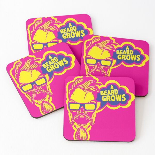 Item preview, skull hipster quote beard grows mustache beard bubble designed and sold by Achille3777.