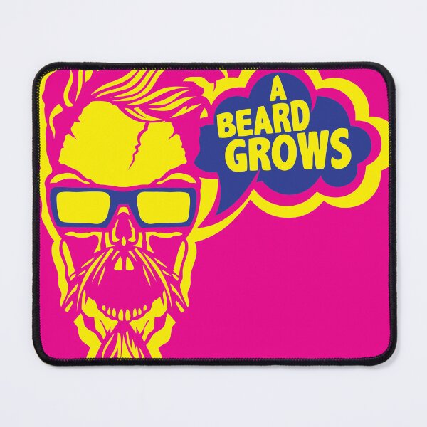Item preview, skull hipster quote beard grows mustache beard bubble designed and sold by Achille3777.
