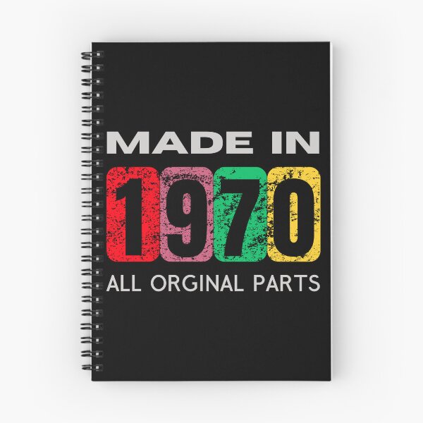 Item preview, Vintage 1970 - All Original Parts | Retro 50th Birthday Gift designed and sold by Psycho-Crazy.