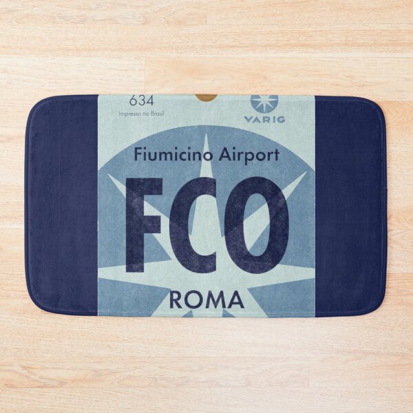 Item preview, Vintage Varig airtag to Roma designed and sold by LostTravelersLab.