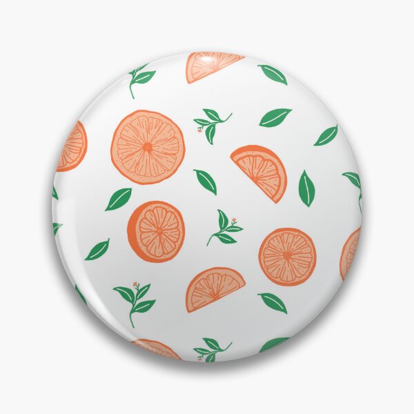 Item preview, Citrus Bliss – Fresh & Vibrant Orange Pattern designed and sold by The Pooki Studio.