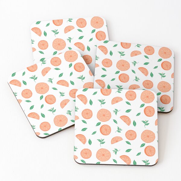 Item preview, Citrus Bliss – Fresh & Vibrant Orange Pattern designed and sold by The Pooki Studio.
