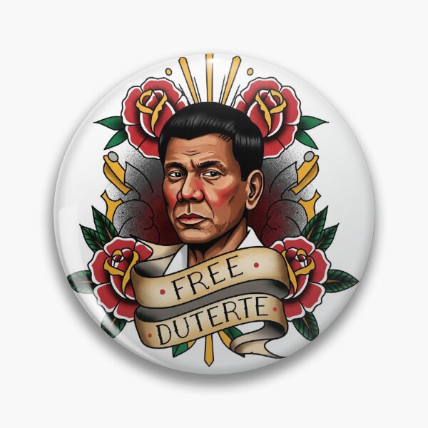 Item preview, Free Dueterte tattoo sticker  designed and sold by P1yu5h.