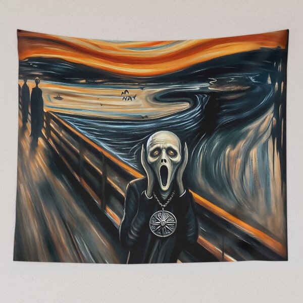 Item preview, The Witcher’s Scream: A Monster’s Nightmare designed and sold by HossamAlsadainy.