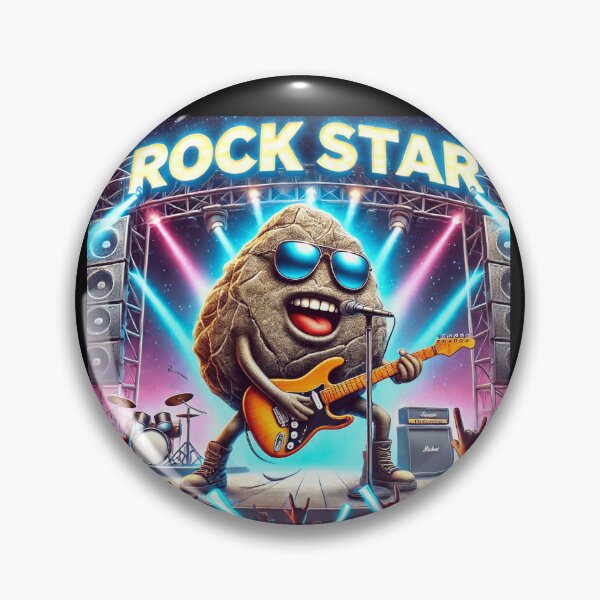 Item preview, Rock Star – Funny Famous Rock Musician Cartoon Parody designed and sold by B-DIFF-e-RENT.