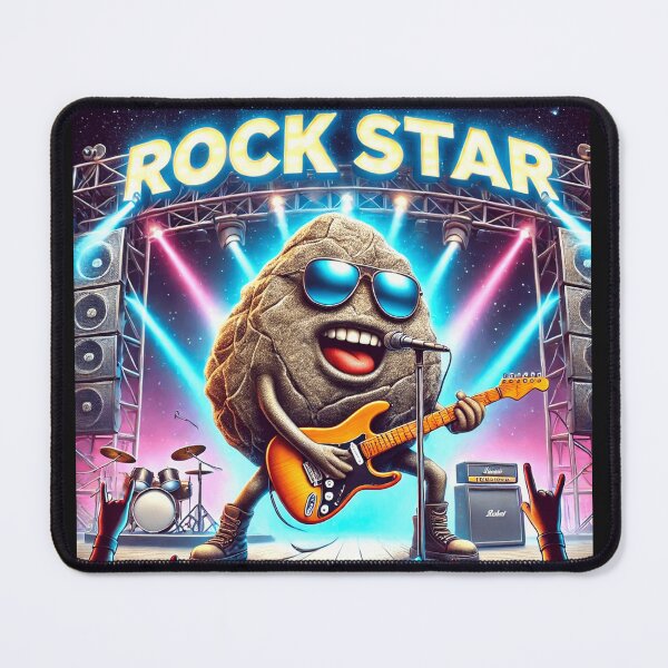 Item preview, Rock Star – Funny Famous Rock Musician Cartoon Parody designed and sold by B-DIFF-e-RENT.