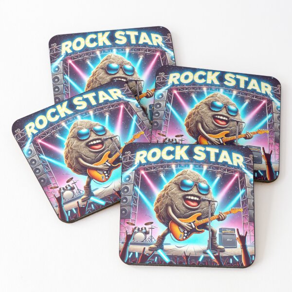 Item preview, Rock Star – Funny Famous Rock Musician Cartoon Parody designed and sold by B-DIFF-e-RENT.