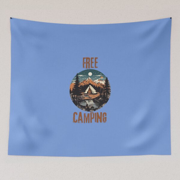 Item preview, Free Camping Wilderness Adventure Nature Lover designed and sold by ErSaSolutions.