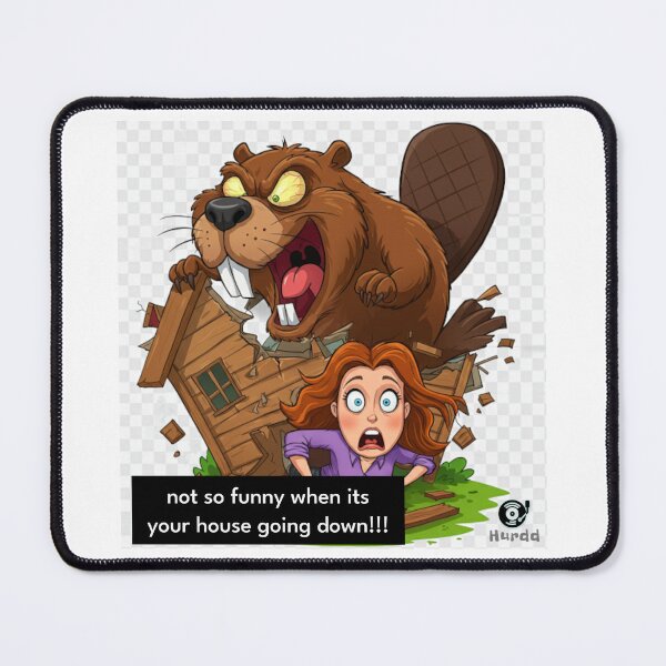Item preview, Not So Funny/Beaver designed and sold by Hurdd.
