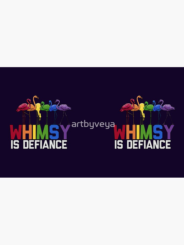 Thumbnail 4 of 4, Coffee Mug, Whimsy Is Defiance designed and sold by artbyveya.