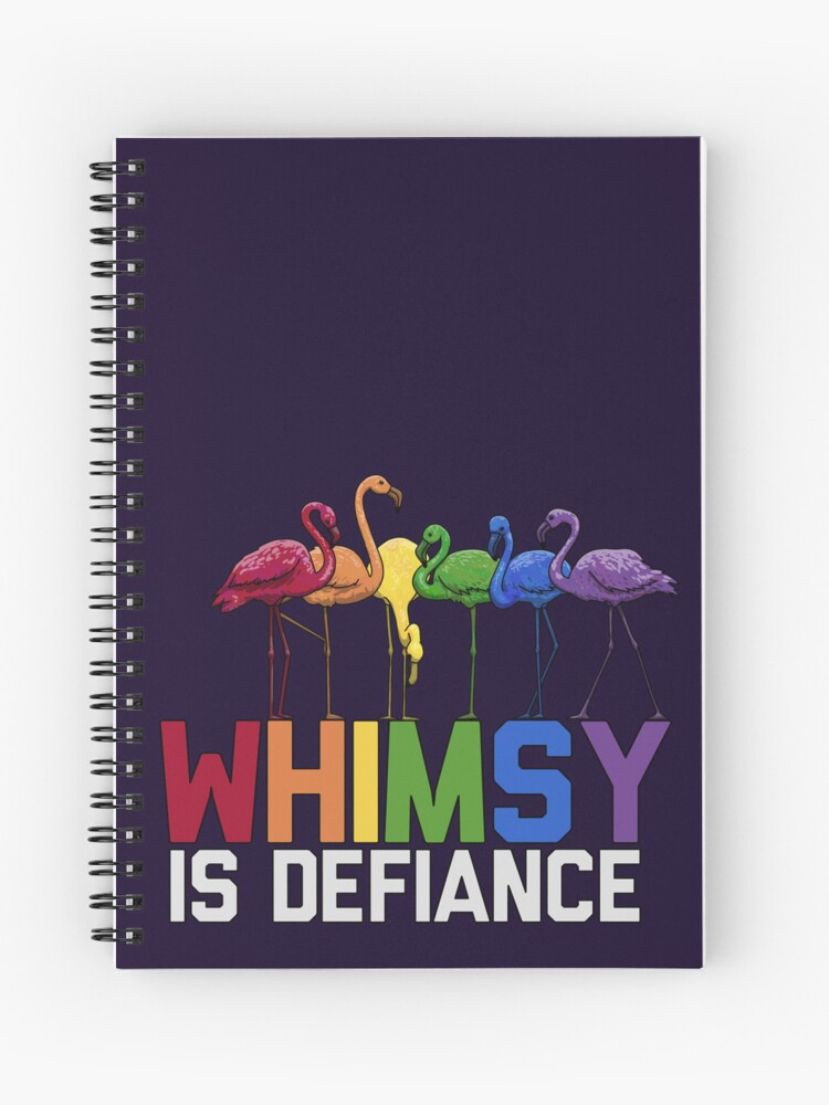 Thumbnail 1 of 3, Journal, Whimsy Is Defiance designed and sold by artbyveya.