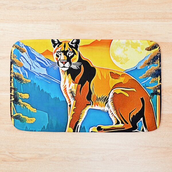 Item preview, Cougar Peak: Mountain Majesty Art designed and sold by Health And Fitness Posts e-Store.