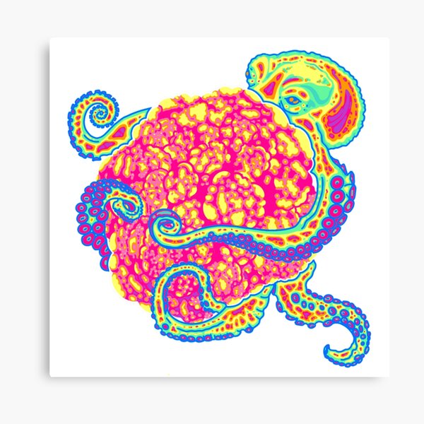 Item preview, White nuclear octopus  designed and sold by Radicalyul.