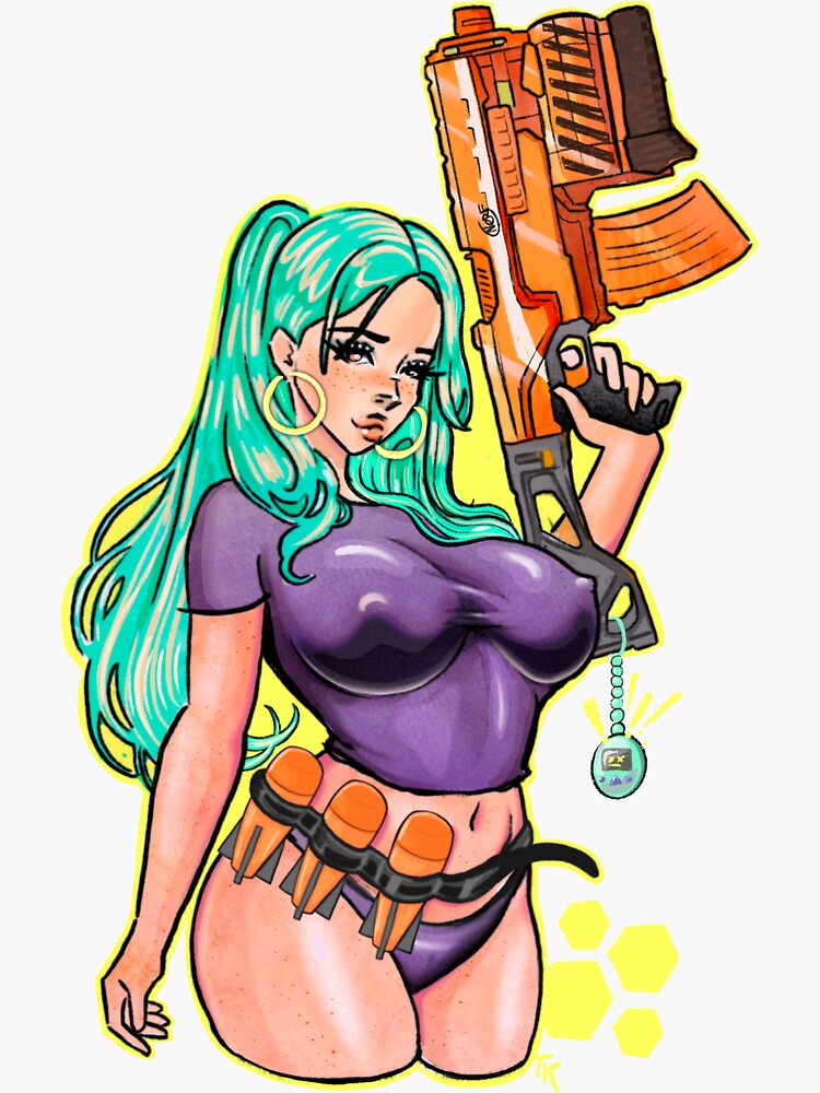 Thumbnail 3 of 3, Sticker, Demolisher two in one. designed and sold by OutSideToy.
