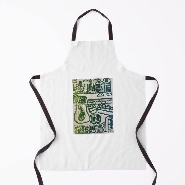 Item preview, Travel Lino Print designed and sold by snoozyfaeriearttt.
