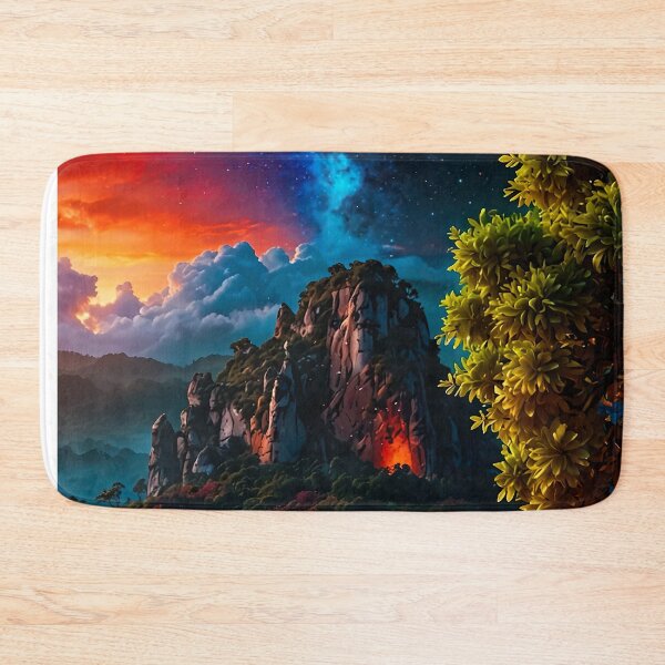 Item preview, Rock temple under the starry sky designed and sold by PixelParadies.