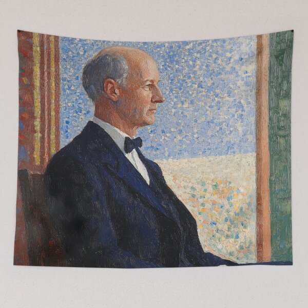 Item preview, Cornelius Vanderbilt | Post-impressionist painting style designed and sold by ComicsFactory.