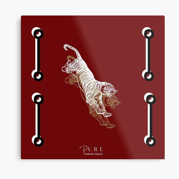 Item preview, Tiger in Full Leap – Feline Power and Grace designed and sold by Harena Grace .