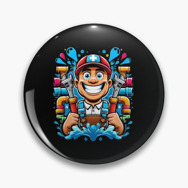 Item preview, construction plumber designed and sold by EuropeanPrints.