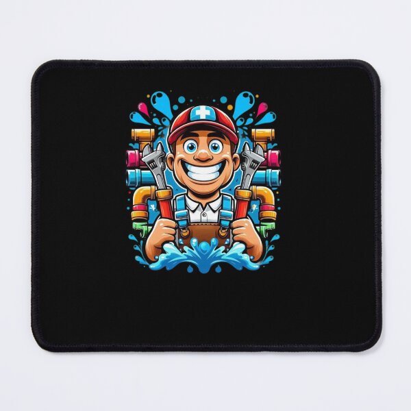 Item preview, construction plumber designed and sold by EuropeanPrints.