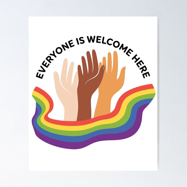 Aperçu de l'œuvre Tout le monde est le bienvenu, Rainbow créée et vendue par Dialekther.