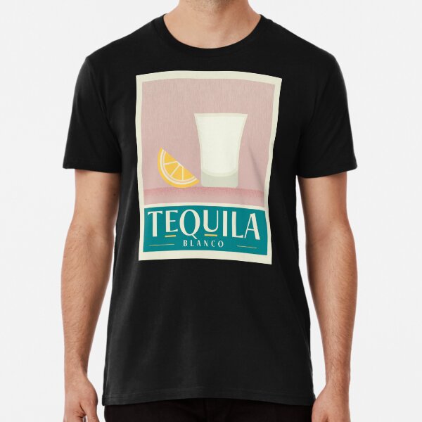 Vista previa del artículo con la obra «Diseño de póster vintage de trago de tequila blanco con elegante vaso y guarnición.», diseñado y vendido por Jdawnink.
