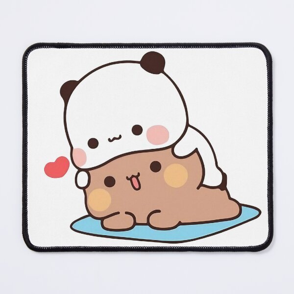 Item preview, Bubu and Dudu Snuggling on a Blanket designed and sold by PandaBearShop.