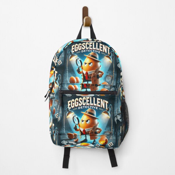 Item preview, Eggscellent Detective – Funny Egg Pun Cartoon Design designed and sold by B-DIFF-e-RENT.