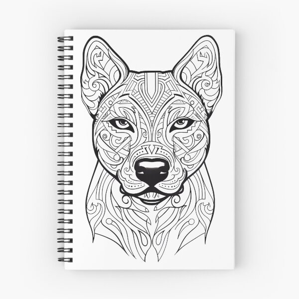 Item preview, Dog #5 Coloring Page Pattern designed and sold by DavidColoring.