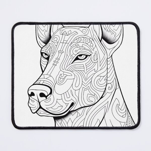 Item preview, Dog #6 Coloring Page Pattern  designed and sold by DavidColoring.