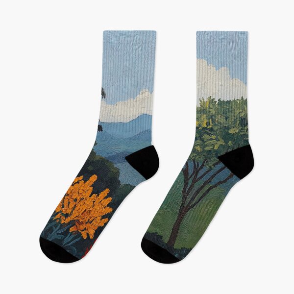 Item preview, Costa Rica landscape | Post-impressionist painting style designed and sold by ComicsFactory.