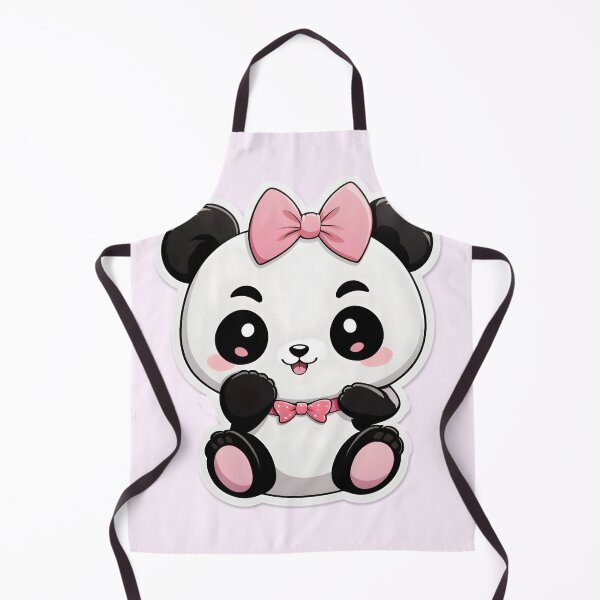 Item preview,  Kawaii Baby Panda with a Bow Sticker On designed and sold by DesigntshirtWB.