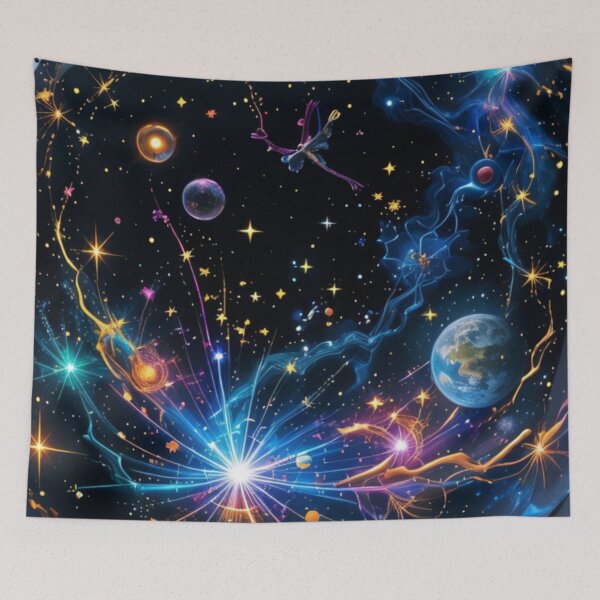 Item preview, Cosmic Bubble Universe - Mesmerizing Space Art Design designed and sold by latelierdechris.