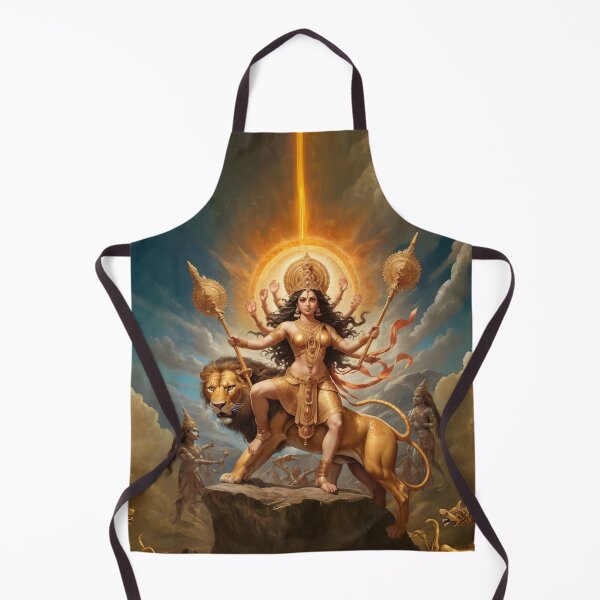 Item preview, Hindu Goddess Durga Warrior Mythological Art designed and sold by PrometheusStyle.