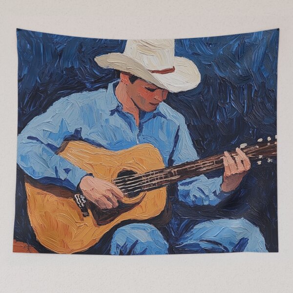 Item preview, Country music | Post-impressionist painting style designed and sold by ComicsFactory.