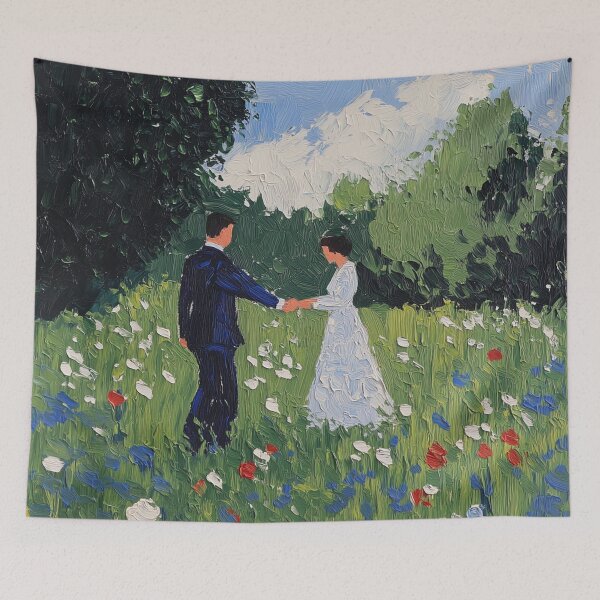 Item preview, Couples | Post-impressionist painting style designed and sold by ComicsFactory.