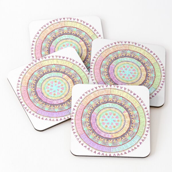 Item preview, Mandala 'believe in yourself - you are enough designed and sold by weedstamps.
