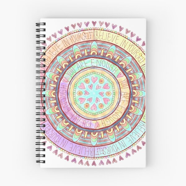 Item preview, Mandala 'believe in yourself - you are enough designed and sold by weedstamps.