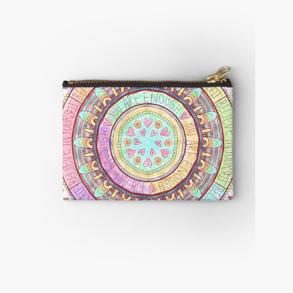 Item preview, Mandala 'believe in yourself - you are enough designed and sold by weedstamps.