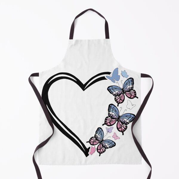 Item preview, Bigender Pride Flying Butterfly Heart  designed and sold by QueenS-Gallery.