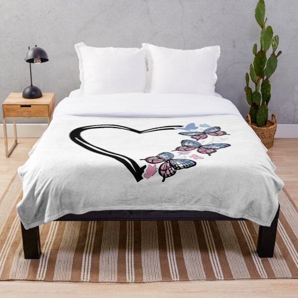 Item preview, Bigender Pride Flying Butterfly Heart  designed and sold by QueenS-Gallery.
