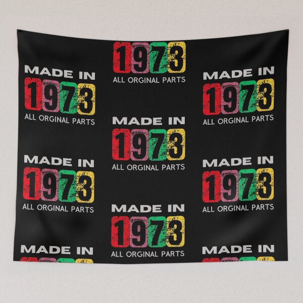 Item preview, Made in 1973 - Vintage 50th Birthday Original Parts Design designed and sold by Psycho-Crazy.
