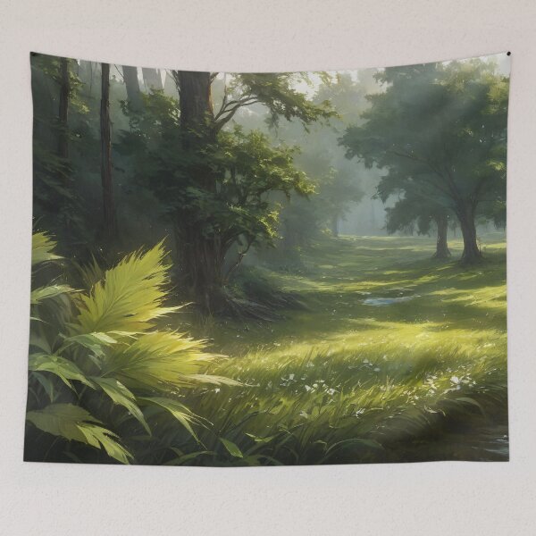 Item preview, Scenic Green Summer Forest designed and sold by Suzanne Tewnion.