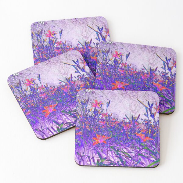 Item preview, Red Tulips in Violet Field designed and sold by Annanucki.