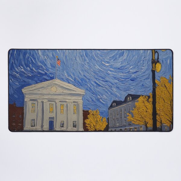 Item preview, Courthouse | Post-impressionist painting style designed and sold by ComicsFactory.