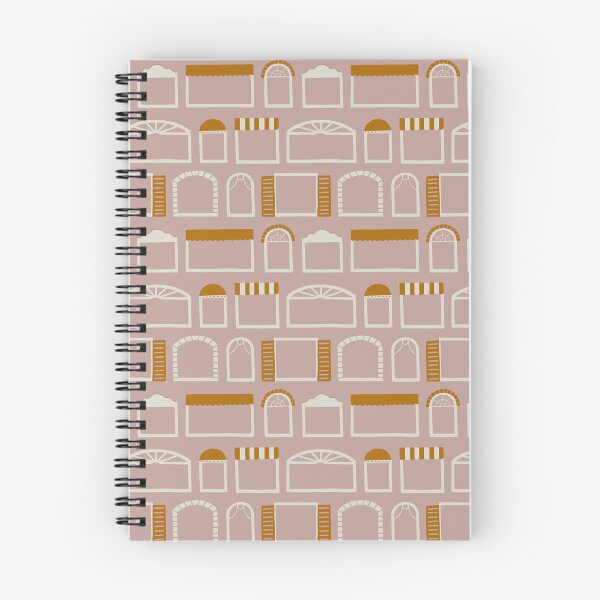 Item preview, Lively window styles from welcoming homes on rosy brown background designed and sold by aysegulkacar.
