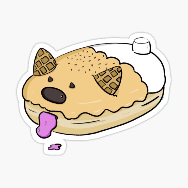 Donut Corg Sticker